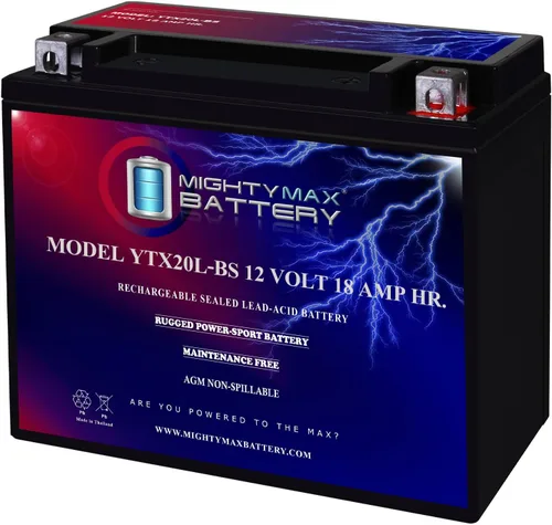 Vista 14 de Batería Mighty Max YTX12-BS - 12 V 10 Ah, 180 CCA, Batería SLA AGM para motocicleta recargable libre de mantenimiento