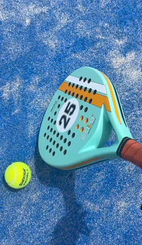 Vista 15 de Pala de pádel Mónaco Carbon Soft - Mint PALA, pala Lite con fibra de carbono, ideal para principiantes