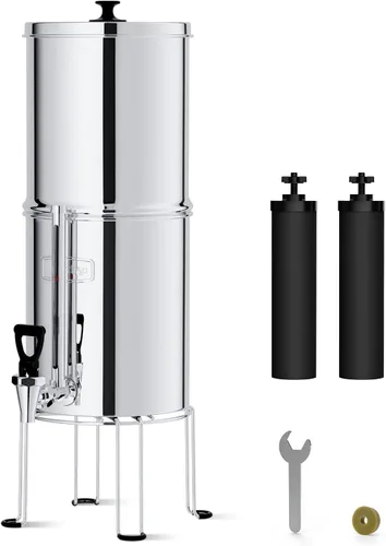 Vista 8 de Sistema de filtro de agua alcalina Waterdrop alimentado por gravedad, aumenta el pH, reduce el fluoruro y hasta un 99% del cloro, con 4 filtros
