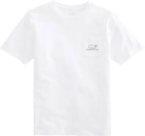 Vista 3 de Vineyard Vines Boys Short Sleeve Vintage Whale Pocket T-Shirt