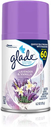 Vista 10 de Glade Recambio automático en aerosol, lavanda y vainilla, 6.2 onzas (paquete de 3)