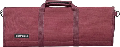 Vista 10 de Funda acolchada para cuchillos con 8 bolsillos de Messermeister, color ciruela, Camuflaje