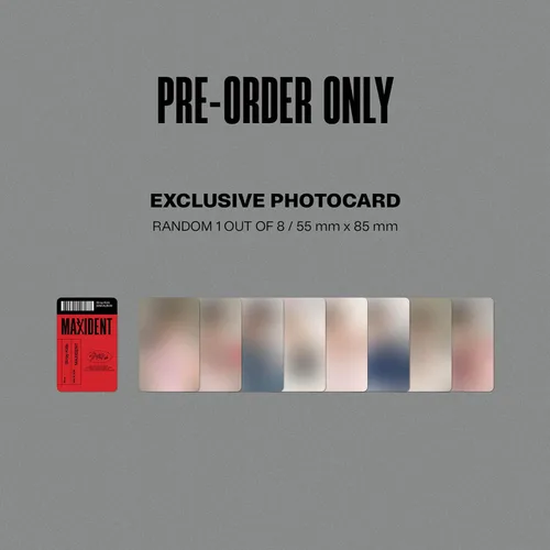 Vista 8 de Stray Kids - Mini álbum [MAXIDENT] (CASE Ver. / CHANGBIN Ver.) Estuche de papel + libro de fotos + CD-R + papel de letras + tarjeta de fotos +