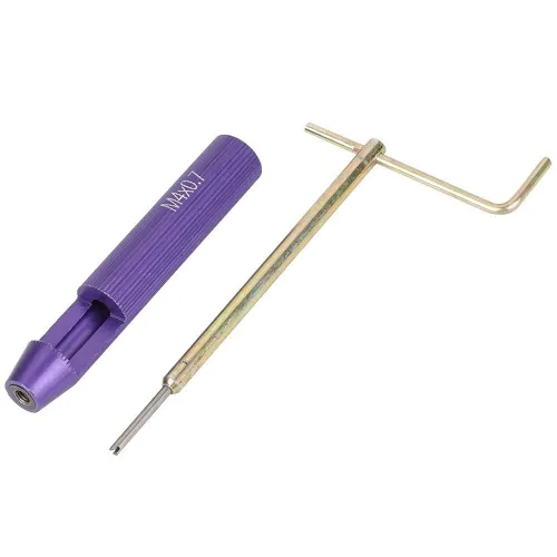 Vista 3 de Kit de instalación de reparación de roscas de 50 piezas M4 x 2D insertos de rosca de acero inoxidable utilizados en materiales de baja resistencia