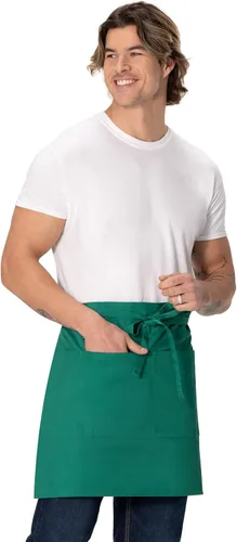 Vista 20 de Chef Works Delantal unisex medio bistro para servidor