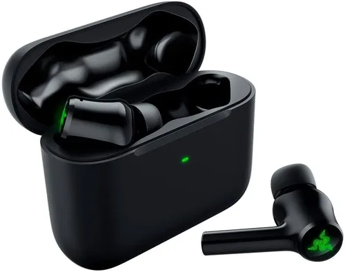 Vista 2 de Razer Hammerhead True Wireless (2ª generación) - Audífonos Bluetooth para juegos: Iluminación RGB Chroma - Baja latencia de 60 ms - Cancelación