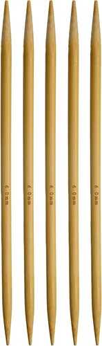 Vista 33 de Harfington - 5 piezas de agujas de tejer de bambú de doble punta, tamaño US 1 (2.25 mm), carbonizadas, 7.9 pulgadas (20 cm) rectas para tejer a