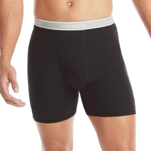 Vista 3 de Hanes Calzoncillos bóxer surtidos para hombre, paquete de 7