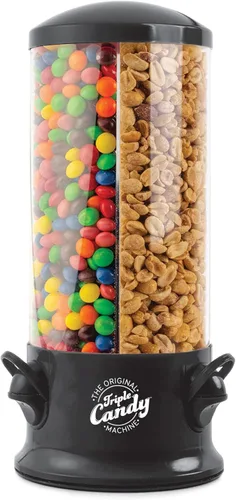 Vista 7 de Handy Gourmet Original Triple Candy Machine-Fun Candy & Nut Dispenser-Nuevo y mejorado (crema de almendras), estándar (JB8450AL)