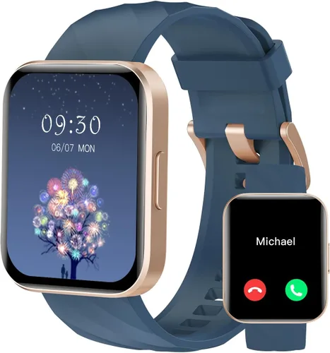 Vista 12 de RUIMEN Relojes inteligentes para hombres y mujeres (Responder/Realizar llamadas) Compatibles con iPhone/teléfonos Android, pantalla HD de 1.85