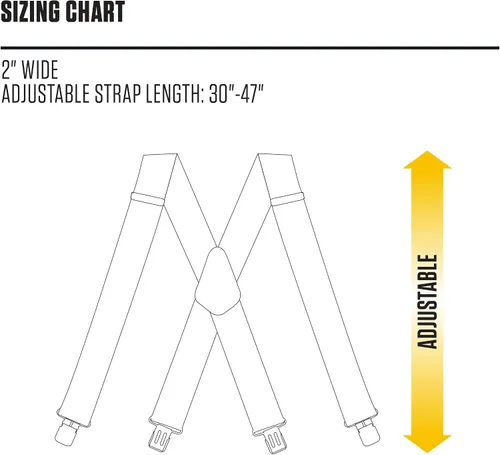 Vista 6 de Carhartt Tirantes elásticos de dos tonos A0005520 Rugged Flex® para hombre