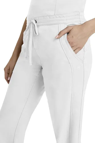 Vista 4 de Healing Hands Pantalón de hospital de etiqueta púrpura para mujeres modelo Taylor 9095 2 con cordón y 2 bolsillos