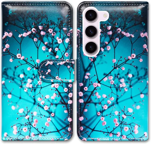 Vista 19 de Bcov Funda para Galaxy S23 Fe, funda de piel con tapa y función atril para Samsung Galaxy S23 FE