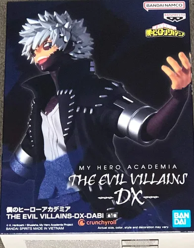Vista 4 de Banpresto - My Hero Academia - Figura de Dabi, Bandai Spirits The Evil Villains My Hero Academia - Figura estática de 6 pulgadas, The Evil