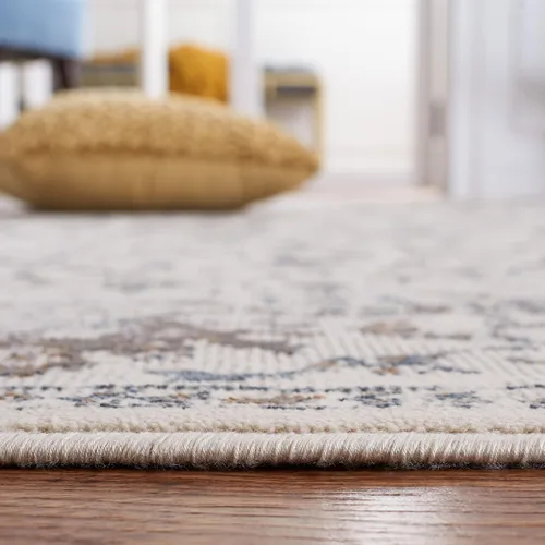Vista 4 de SAFAVIEH Noble Collection - Alfombra de área de 5 pies 1 pulgada x 7 pies 6 pulgadas, multicolor y beige, diseño de viscosa envejecida, ideal