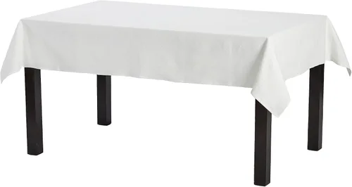 Vista 7 de Caldo Mantel rectangular de lino (mostaza)