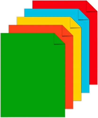 Vista 2 de Astrobrights® Cartulinas de Color, Colores Surtidos, Tamaño Carta (8.5" x 11"), 65 Lb, 30% Reciclado, Certificado FSC®, Paquete de 250