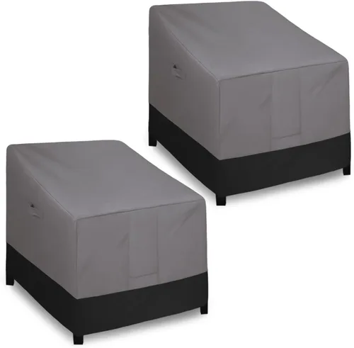 Vista 10 de Easy-Going Funda para Silla Apilable de Exterior Resistente, Funda para Silla de Patio Impermeable, Funda para Muebles de Exterior Resistente al