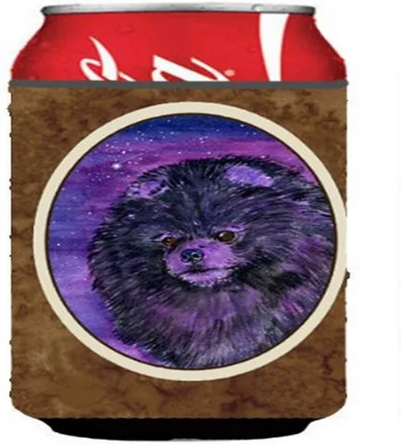 Vista 207 de Caroline's Treasures SS8447CC Starry Night English Bulldog - Enfriador para latas o botellas, lavable, funda plegable con aislamiento para bebidas