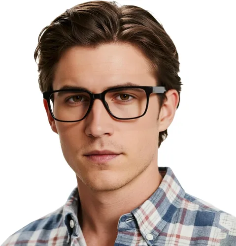 Vista 7 de OCCI CHIARI Gafas de lectura para hombre, con increíble comodidad, ultraligeras y marco completo