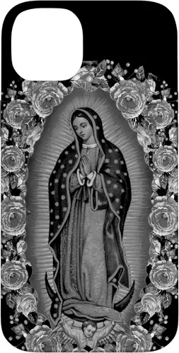 Vista 15 de Our Lady Virgen De Guadalupe - Carcasa floral para iPhone 17