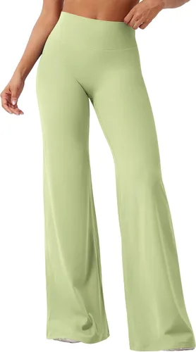 Vista 22 de YEOREO Ease - Leggings rectos para mujer, pantalones de yoga para gimnasio Amarillo (Butter Yellow)