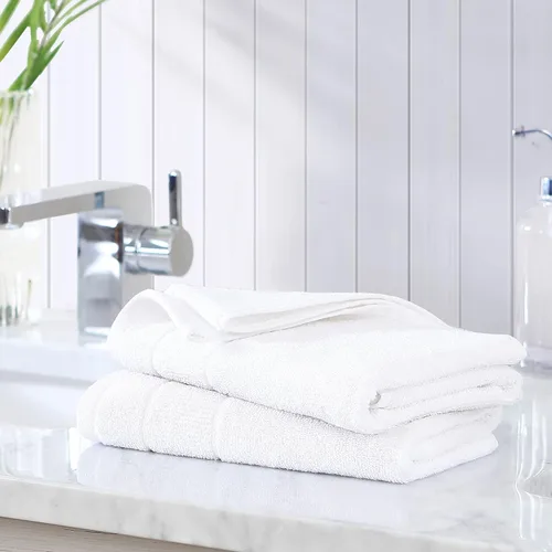 Vista 25 de Tommy Bahama - Toallas de baño, 100% algodón suave y absorbente, resistentes a la decoloración y a la decoloración, toallas de baño de peso medio