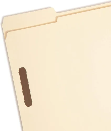 Vista 5 de Smead Carpeta de archivos con cierre 100% reciclado, 2 sujetadores, pestaña reforzada de corte 1/3, tamaño carta, manila, 50 por caja (14547)