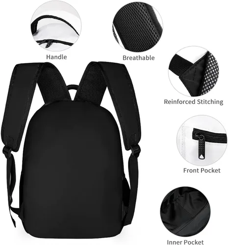 Vista 5 de Lyukrsg Mochila multifunción de anime, bolsa ligera de dibujos animados, Color-3Color-3)
