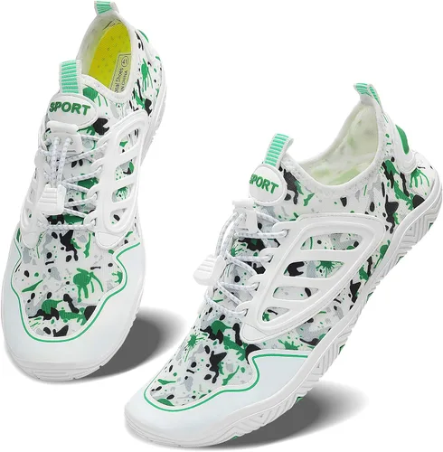 Vista 6 de Zapatos de agua para mujeres y hombres, zapatos de playa, zapatos de natación, zapatos descalzos, zapatos de senderismo, surf y caminar