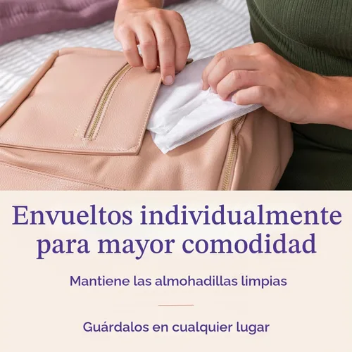 Vista 4 de Lansinoh Almohadillas de lactancia desechables Stay Dry para lactancia materna, 108 almohadillas