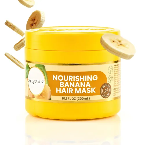 Vista 9 de ANYELUZ - Mascarilla nutritiva para el cabello que combate la sequedad y proporciona brillo, infundida con provitamina B5 y mezcla orgánica que