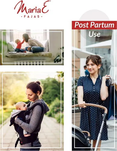 Vista 6 de MariaE PP9182 Faja posparto para mujeres Control de barriga Fajas Colombianas Postparto