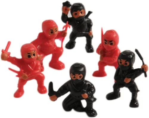 Vista 3 de U.S. Toy - Lote de 12 figuras de acción ninja surtidas
