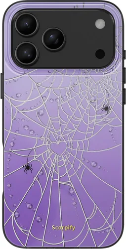Vista 106 de SCORPIFY - Funda para iPhone 17 Pro Max Leopardo negro transparente LP-Negro Transparente Leopardo