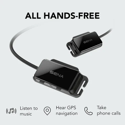 Vista 4 de Sena pi, auriculares universales de intercomunicación Bluetooth, se adapta a la mayoría de cascos de ciclismo y deportes múltiples