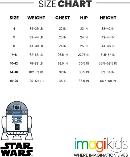 Vista 7 de STAR WARS R2-D2 C-3PO - Sudadera con capucha de forro polar para niños, color azul claro, Azulclaro