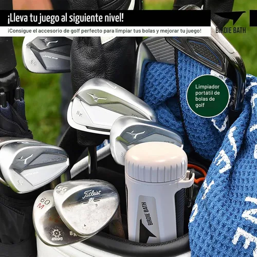Vista 7 de Birdie Bath Portable Golf Ball Cleaner - Ultimate Personal Golf Ball Washer