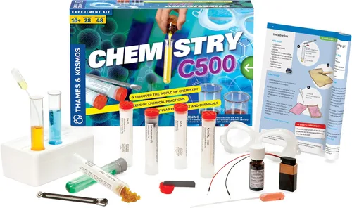 Vista 2 de Juego para experimentos de química Chem C500 de Thames y Kosmos