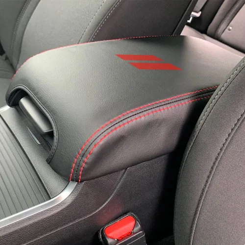Vista 20 de Funda para el reposabrazos de la consola central, de piel, antiarañazos, de protección, accesorios de decoración interior, para Tesla Model 3 Negro