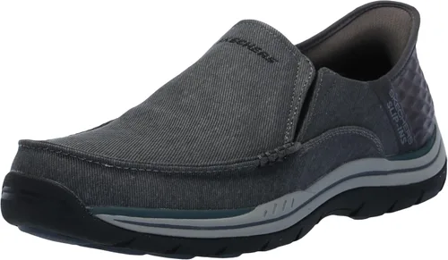 Vista 8 de Skechers USA Expected - Zapatos sin cordones de lona Cayson Moc Toe para hombre