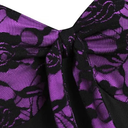 Vista 5 de Vestido renacentista para mujer, vestido gótico negro con calavera, vestido de encaje de manga larga, vestidos de otoño, esqueleto, hippie, fiesta