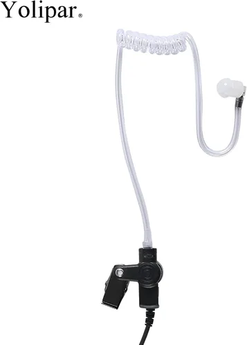 Vista 6 de Kit de vigilancia Baofeng UV-5R de 2 pines y 2 cables compatible con BTECH Retc15/Retevis RT21 RT22 Kenwood Arcshell AR-5 Walkie Talkie Radio