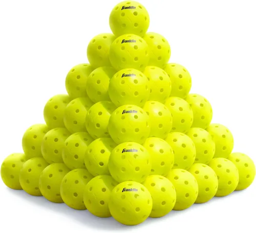 Vista 16 de Franklin Sports X-40 pelotas de Pickleball al aire libre - Bola oficial del Pickleball de EE. UU., APP Tour + US Open - Tamaño reglamentario Rosa