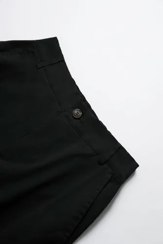 Vista 6 de AIFARLD Pantalones cargo para hombre, con múltiples bolsillos, pantalones de trabajo, de algodón, elásticos, cintura elástica, ajuste relajado