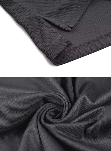 Vista 6 de KEFITEVD Camisas polo de jersey para hombre, de secado rápido, tácticas, de manga corta, para exteriores, de piqué