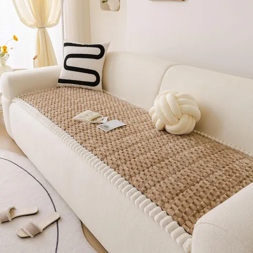 Vista 17 de DREAMINGO Fundas de sofá para mascotas, fundas antideslizantes y mullidas para sofá de perro, lavables geométricas jacquard, protector de cojín 1#
