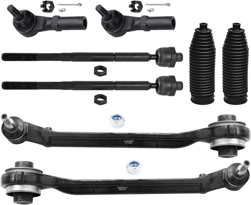 Vista 75 de Detroit Axle - Kit de brazos de control de extremo de 8 piezas para Toyota 2001-2003 Highlander 2002-2003 Camry Lexus ES300, 2 conjuntos de brazos