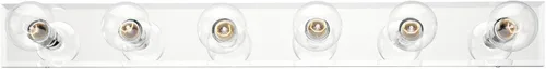 Vista 3 de Barra de luces de baño Westinghouse 6659500, 4 luces, acabado blanco, 6659500, 100watts