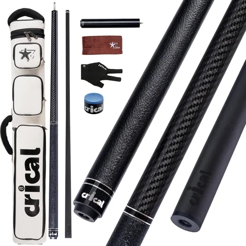 Vista 14 de CRICAL Carbon Fiber Pool Cue Stick, Professional Low Deflection Cue